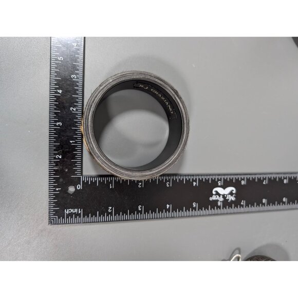 RJ Graziano Faux Fur Cheetah Animal Print Wide Bangle Bracelet 8" - Picture 11 of 11